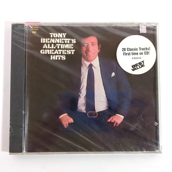 Tony Bennett All Time Greatest Hits CD 1997 Brand New & Sealed - Picture 1 of 2